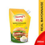youngs real mayonnaise 200ml