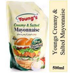 youngs creamy & salted mayonnaise 500ml