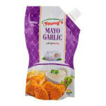 youngs mayo garlic sauce 200ml